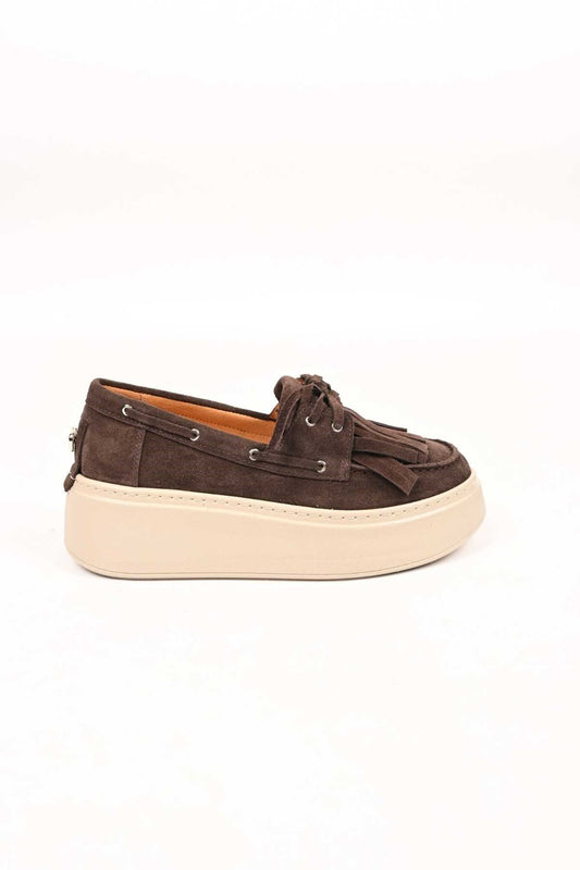 Bestello Slip-On Tassel Genuine Leather Casual Women's Shoes with Poly Sole 334-7877-35 Women's Shoes