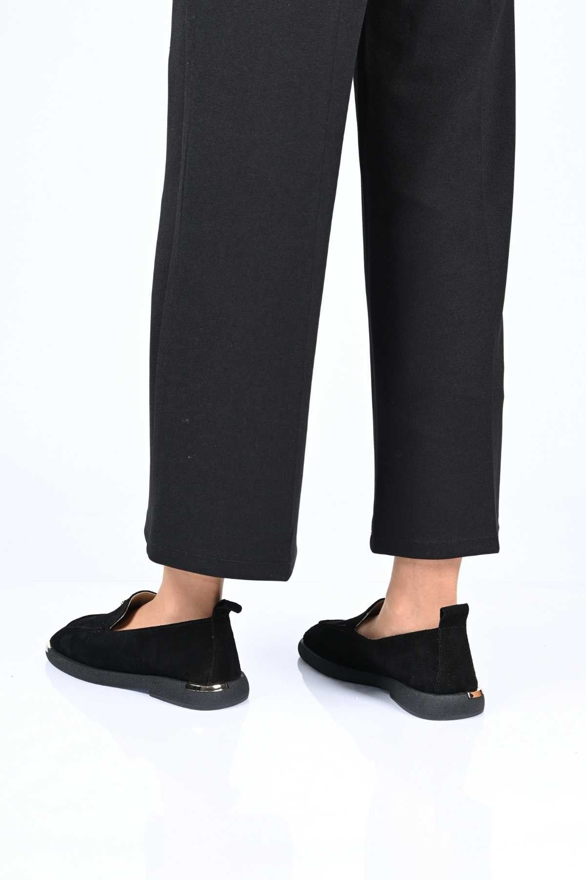 Bestello Slip-On Loafer with Buckle Detail, Thermo Sole, Genuine Leather, 338-7086 Women's Shoes