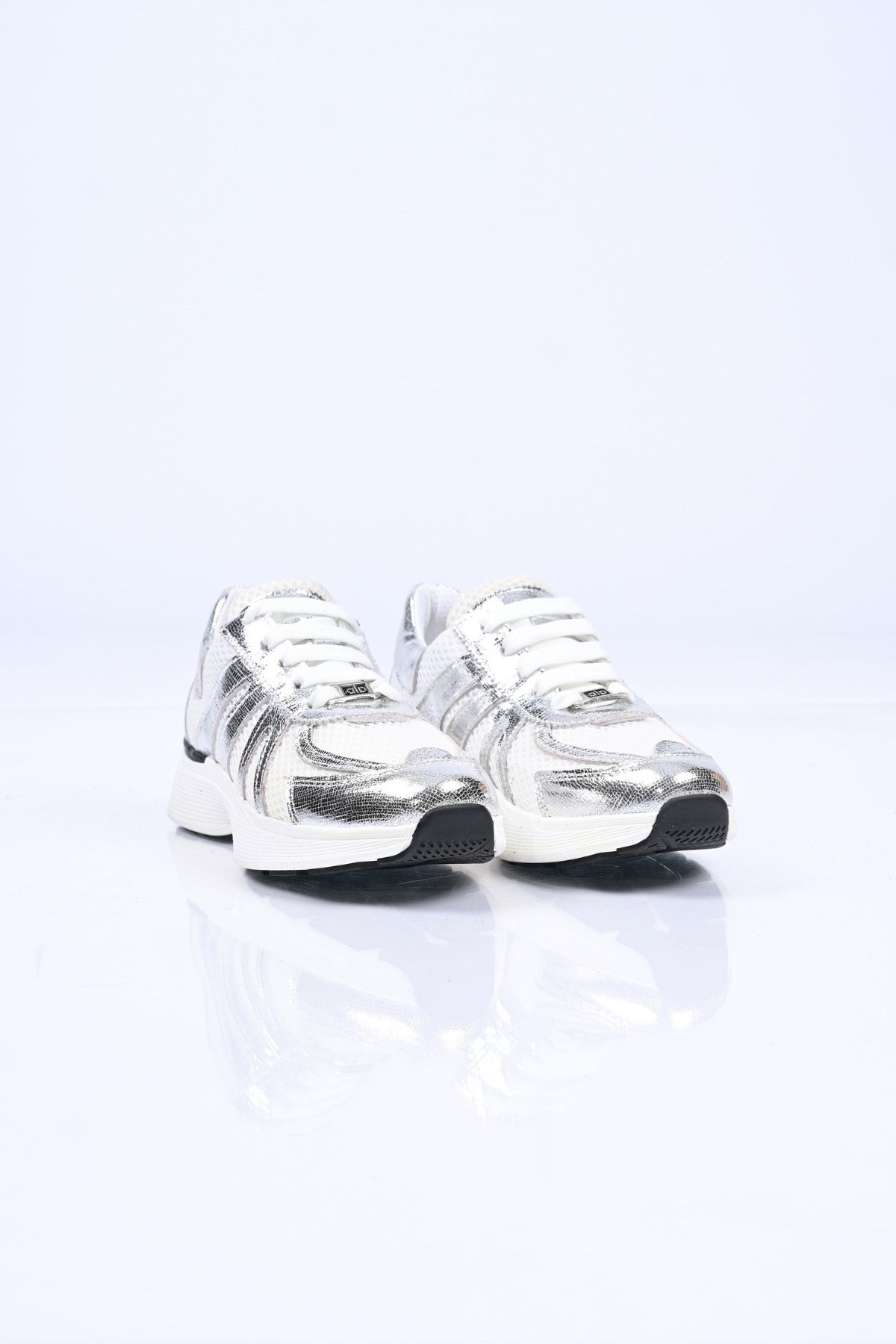 Bestello Lace-Up Thermo Sole Textile Genuine Leather Sneakers 338-7106 Women's Shoes