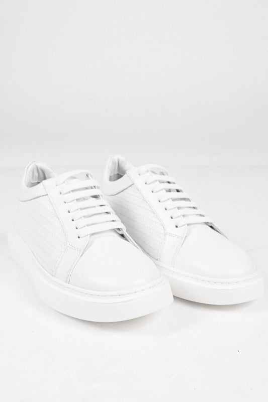 Bestello Lace-Up Genuine Leather Sneakers with EVA Sole 174-22053 Men's Shoes