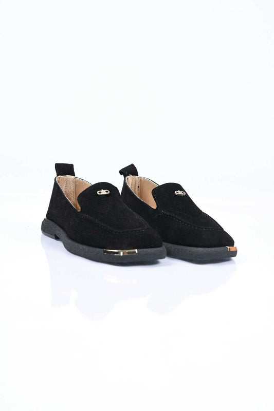 Bestello Slip-On Loafer with Buckle Detail, Thermo Sole, Genuine Leather, 338-7086 Women's Shoes