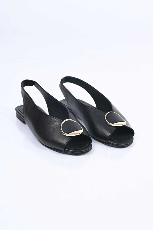 Bestello Genuine Leather Open-Toe Sandals with Buckle, Slip-On, Jurdan Sole 342-939 Women's Sandals