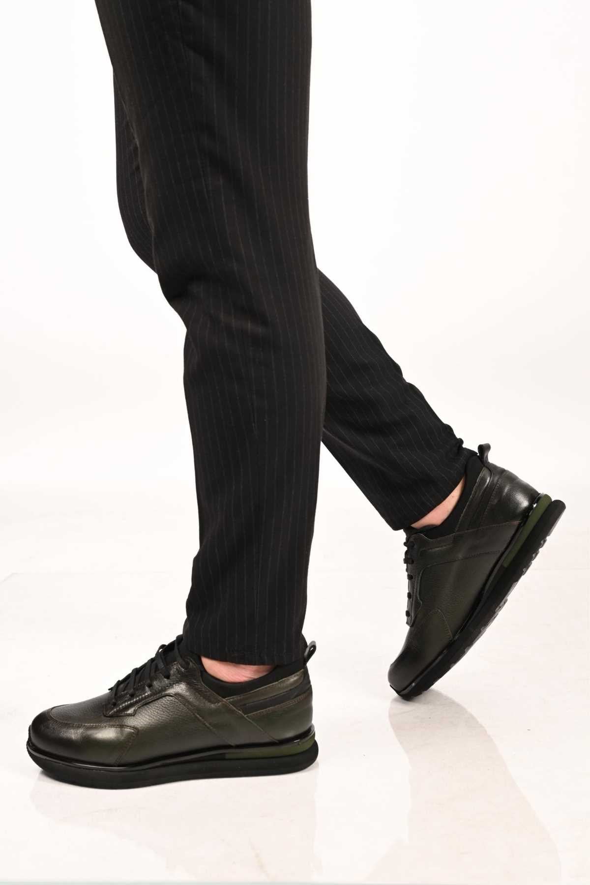 Bestello Lace-Up Genuine Leather Casual Men's Shoes with EVA Sole 172-64190
