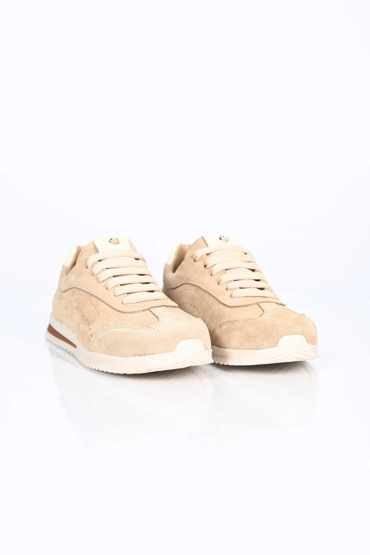 Bestello Lace-Up EVA Sole Genuine Leather Sneakers 338-7110 Women's Shoes