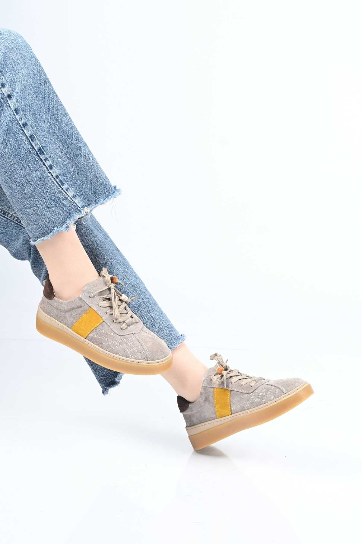 Bestello Lace-Up Genuine Leather Sneakers with Thermo Sole 345-1428 Women's Shoes