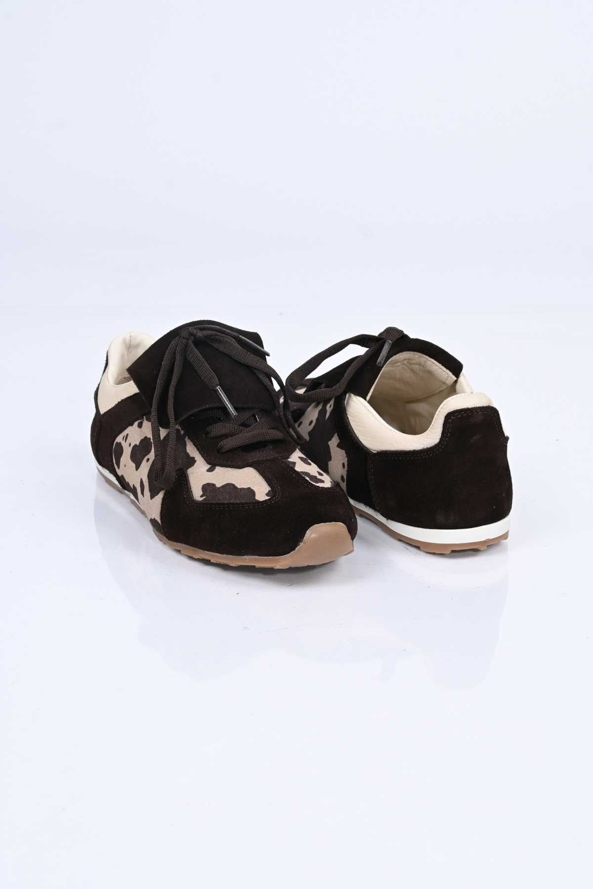 Bestello Lace-Up Genuine Leather Sneakers with Thermo Sole 341-0449 Women's Shoes
