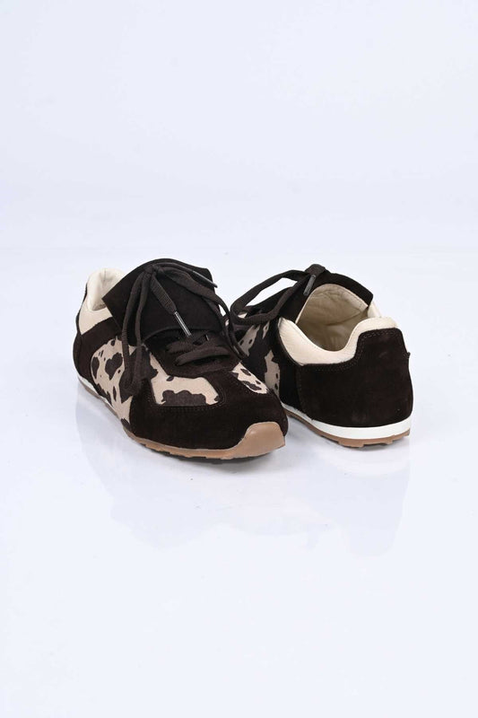 Bestello Lace-Up Genuine Leather Sneakers with Thermo Sole 341-0449 Women's Shoes