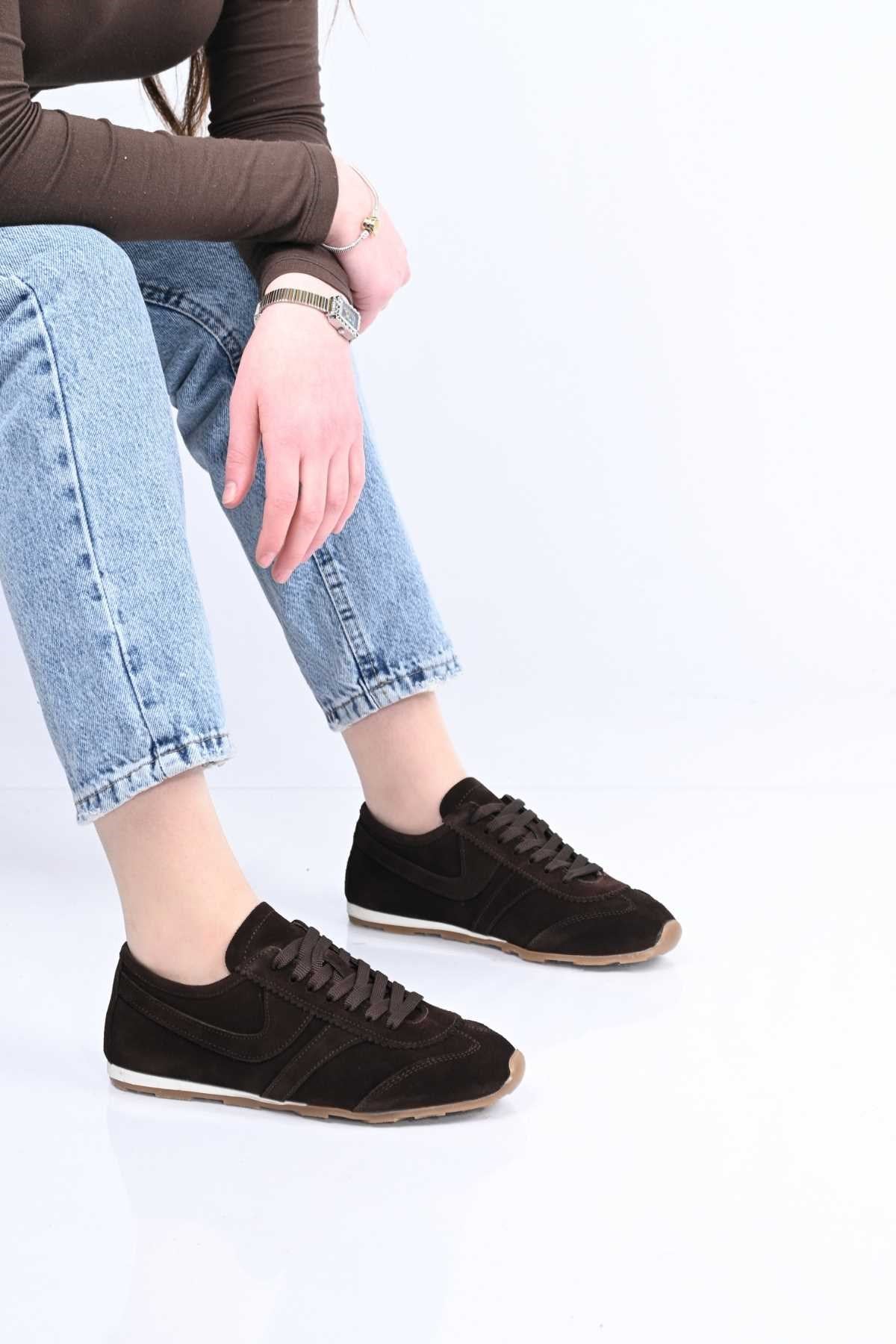Bestello Lace-Up Genuine Leather Sneakers with Thermo Sole 341-0135 Women's Shoes