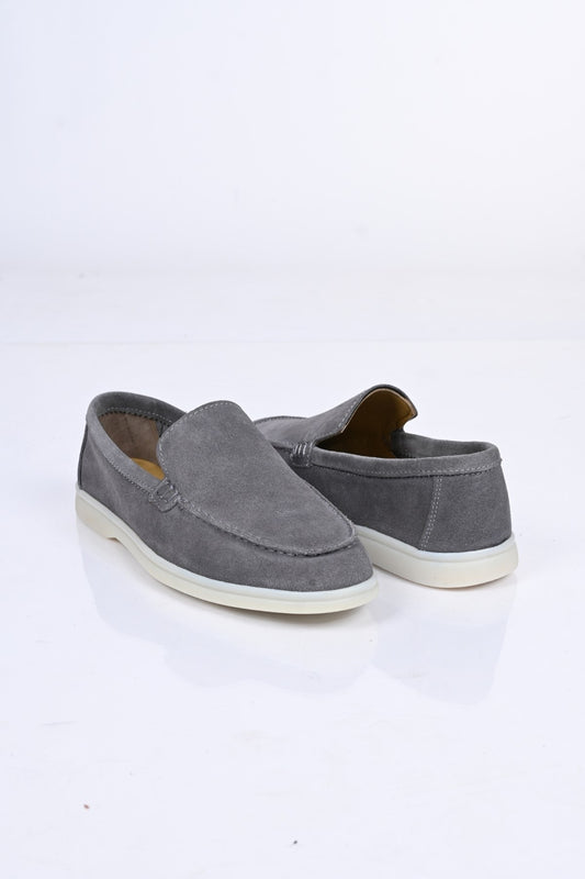 Bestello Slip-On Genuine Leather Loafers with Rubber Sole 028-2000 Men's Shoes