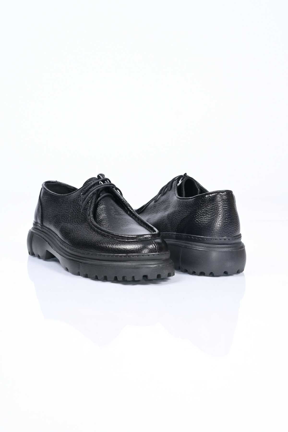 Bestello Lace-Up Genuine Leather Casual Men's Shoes with EVA Sole 179-100