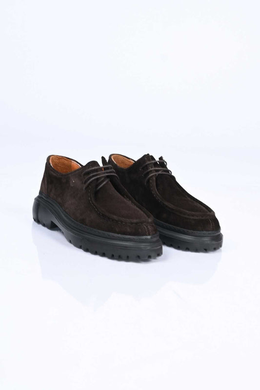 Bestello Lace-Up Genuine Leather Casual Men's Shoes with EVA Sole 179-100