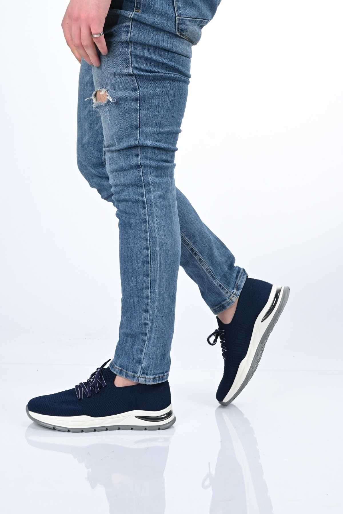 Bestello Lace-Up EVA Sole Knit Sneakers 333-1994 Men's Shoes