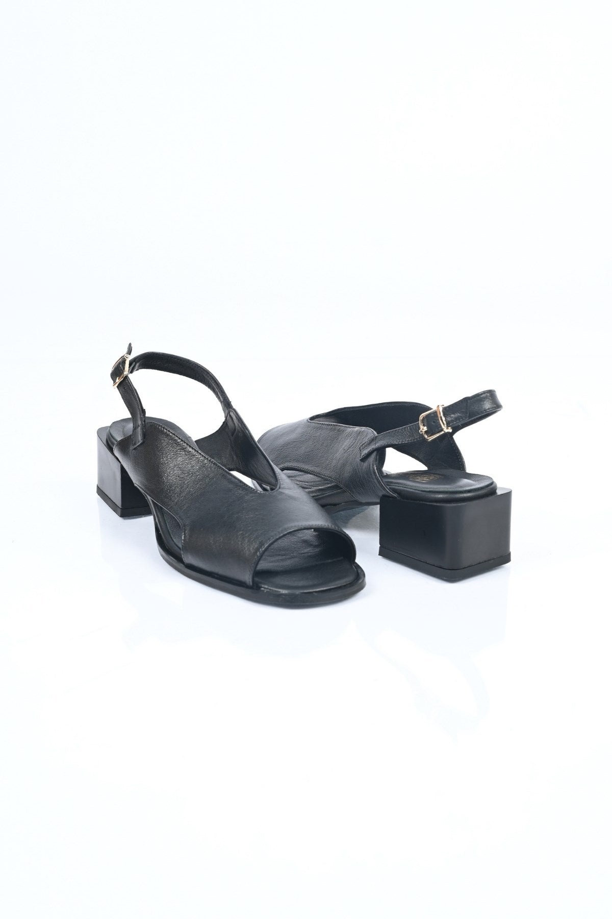 Bestello Genuine Leather Sandals with Strapless Belt Detail and Jurdan Sole 342-172 Women's Sandals
