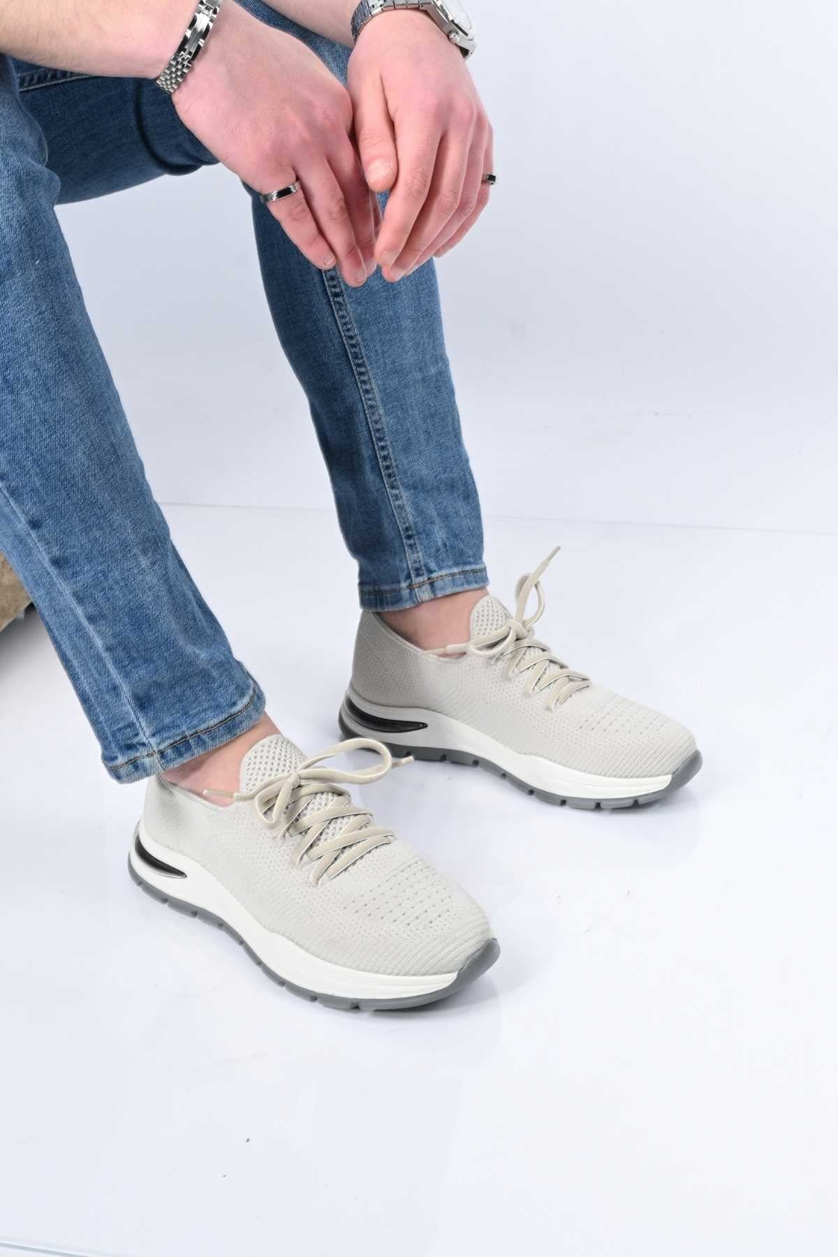 Bestello Lace-Up EVA Sole Knit Sneakers 333-1994 Men's Shoes