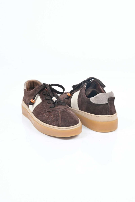 Bestello Lace-Up Genuine Leather Sneakers with Thermo Sole 345-1428 Women's Shoes