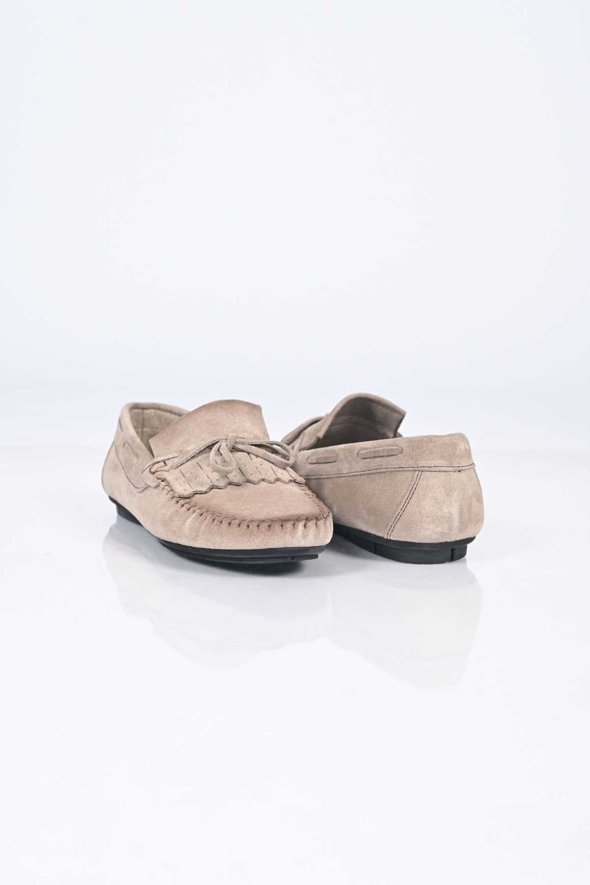 Bestello Slip-On Loafer with Bow, Genuine Leather, Polyurethane Sole, Men's Shoes 028-2065
