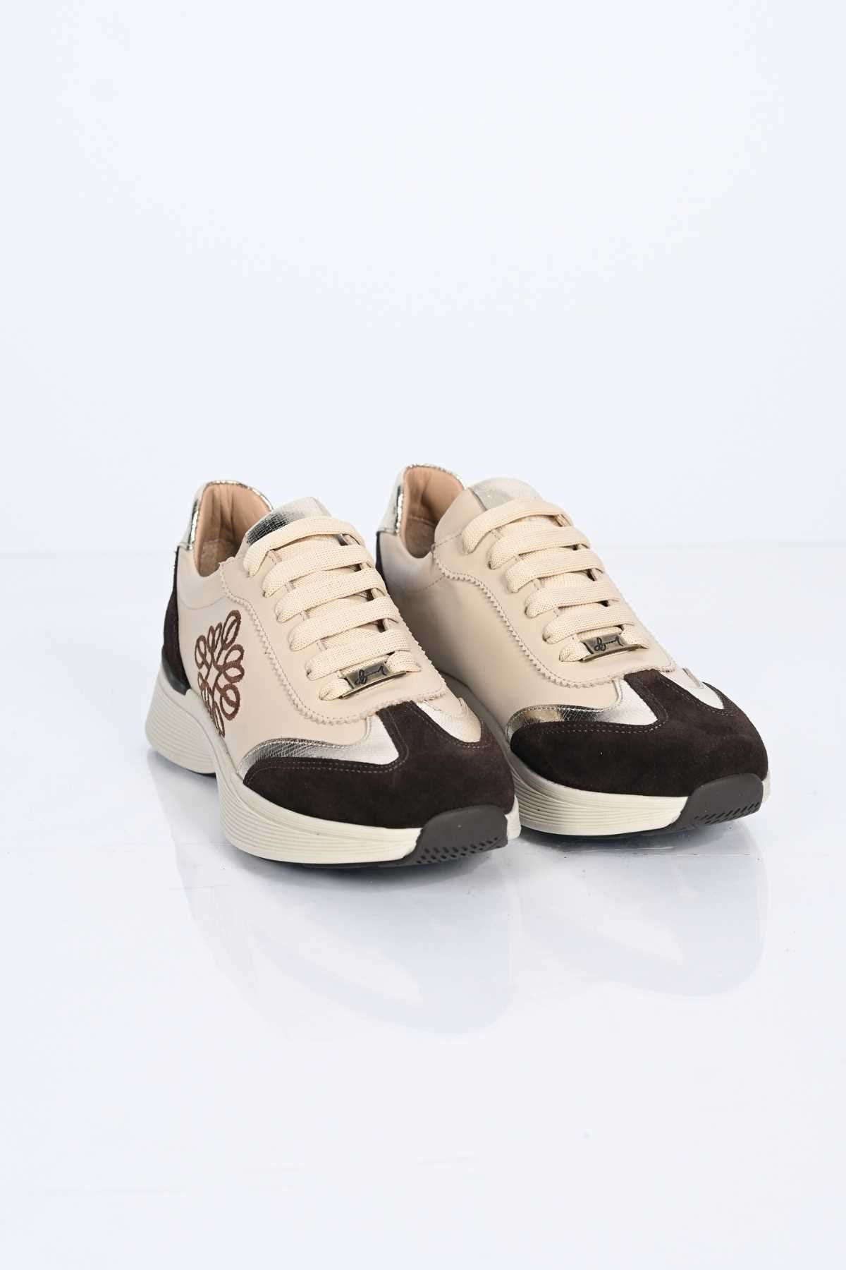 Bestello Lace-Up Genuine Leather Sneakers with Thermo Sole 338-7109 Women's Shoes
