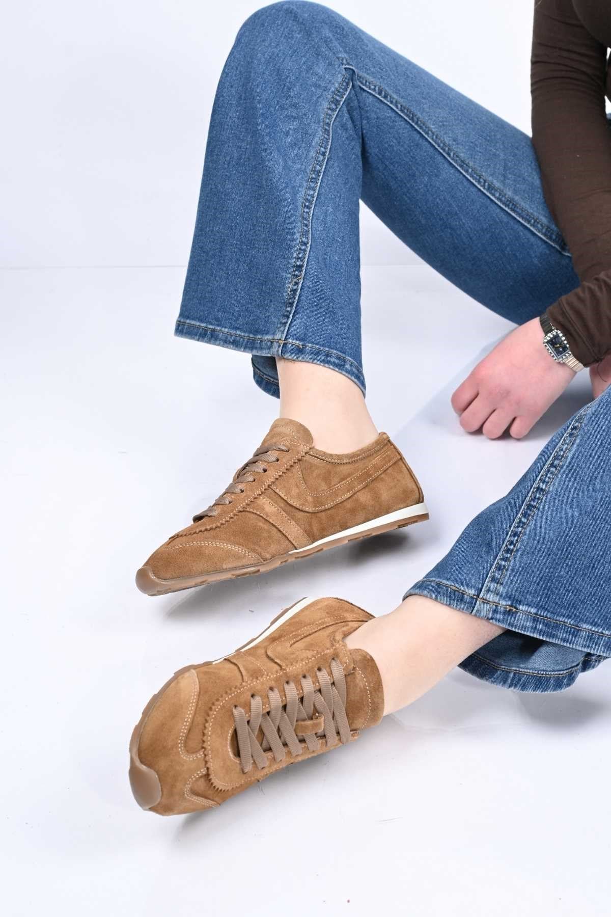 Bestello Lace-Up Genuine Leather Sneakers with Thermo Sole 341-0135 Women's Shoes