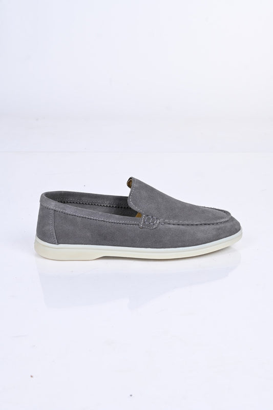 Bestello Slip-On Genuine Leather Loafers with Rubber Sole 028-2000 Men's Shoes