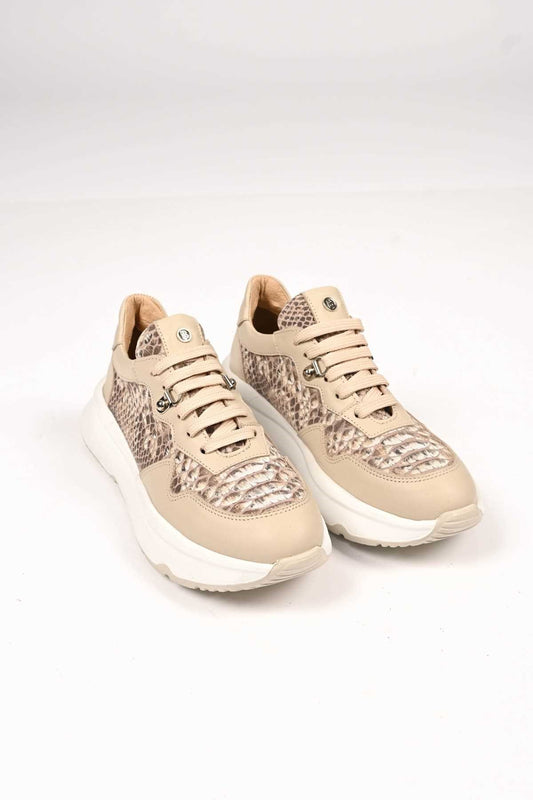 Bestello Lace-Up EVA Sole Genuine Leather Sneakers 101-4406-01 Women's Shoes