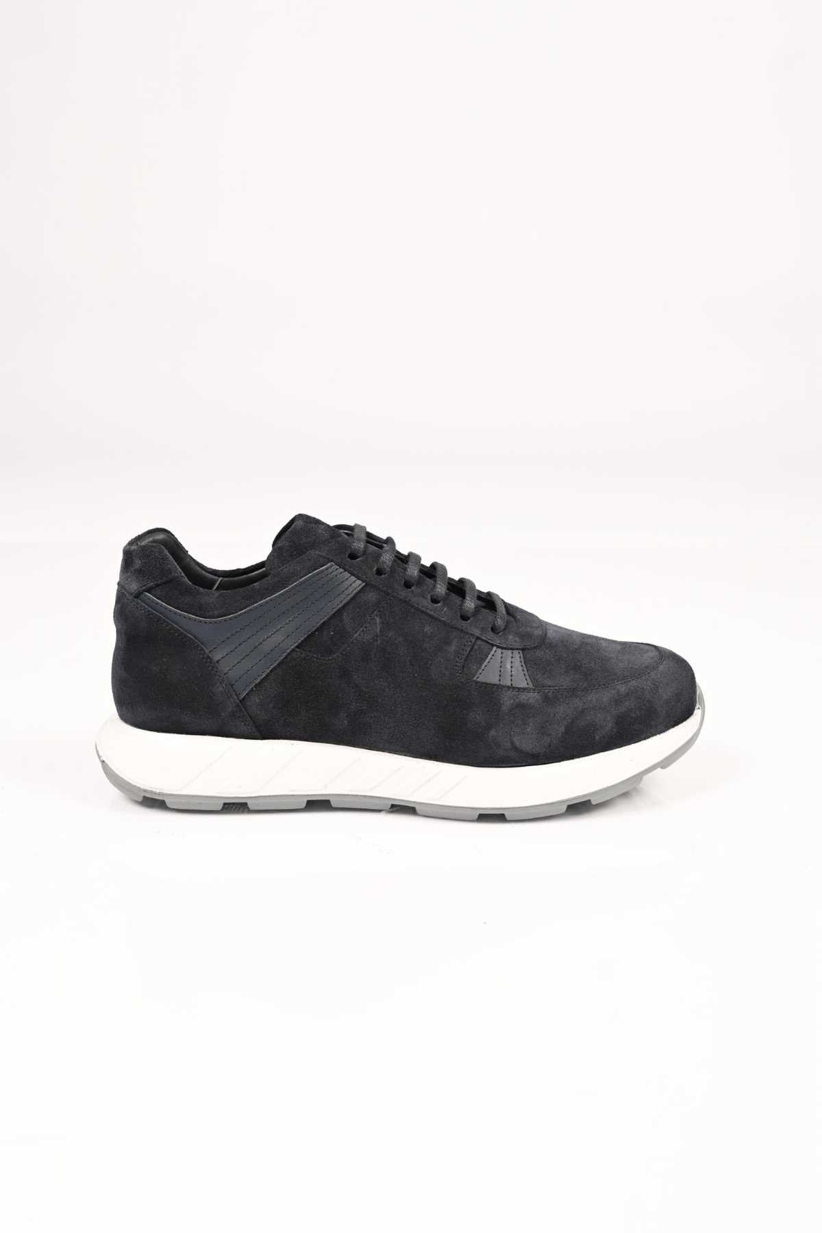 Bestello Lace-Up Genuine Leather Sneakers with EVA Sole 172-64198 Men's Shoes