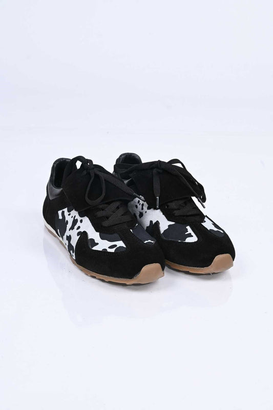Bestello Lace-Up Genuine Leather Sneakers with Thermo Sole 341-0449 Women's Shoes